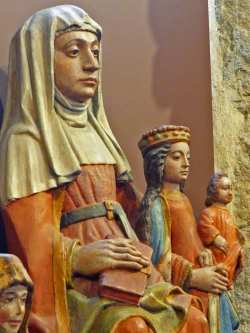 Trinit bretonne - sainte Anne, la vierge Marie et Jsus