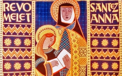 Bannière de saintes Anne et Marie